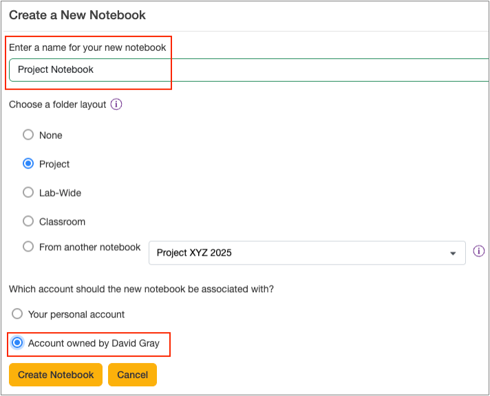Account Admins Create Notebook