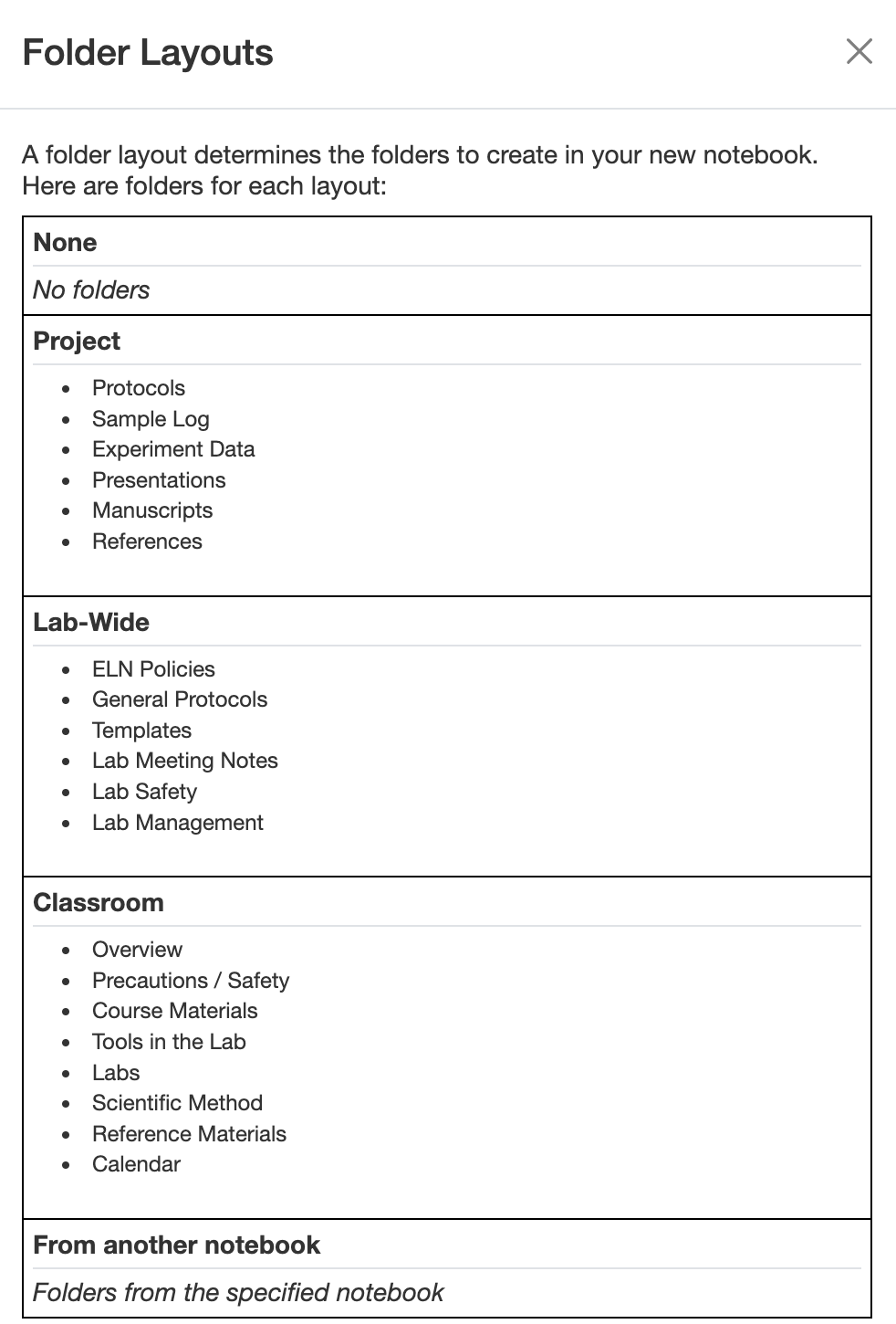 Folder Structures Screenshot