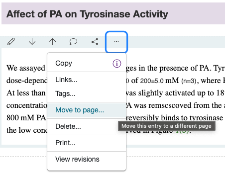 Move to Page Location