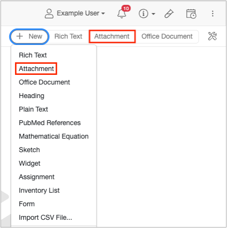 Attachment Entry Locations 