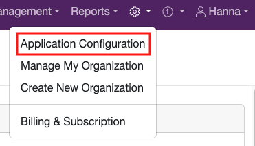 application configuration location 