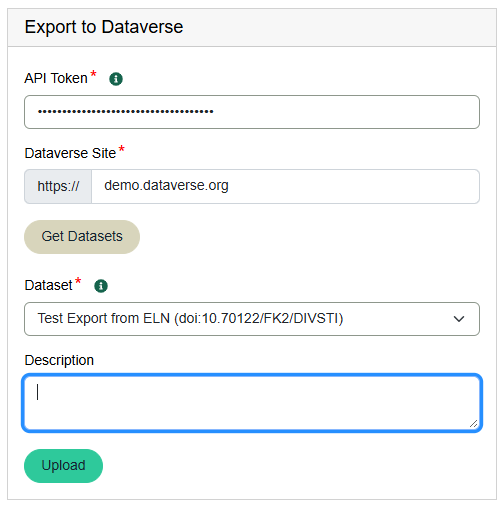 Export to Dataverse Window